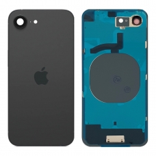 Tapa trasera con soporte para iPhone 16E negra