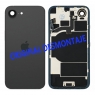 Tapa trasera con soporte para iPhone 16E negra original desmontaje