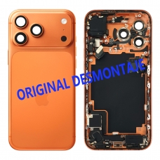 Chasis con piezas para iPhone 17 Pro Max naranja original desmontaje