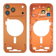 Chasis trasero para iPhone 17 Pro Max naranja cósmico