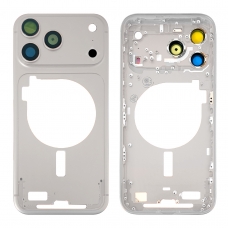 Chasis trasero para iPhone 17 Pro Max plata