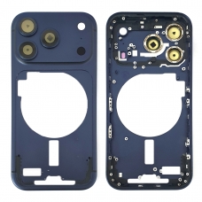 Chasis trasero para iPhone 17 Pro azul oscuro