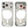 Chasis trasero para iPhone 17 Pro plata