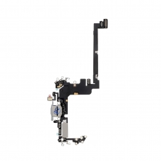 Flex con conector de carga tipo-c blanco para iPhone 17 Pro original original