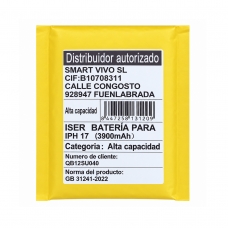 Batería para iPhone 17 3900mAh Alta Capacidad