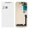 Pantalla completa con ic para iPhone 17 negra original(Service Pack)
