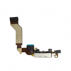 Flex con conector de carga y accesorios blanco para iPhone 4S
