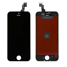 Pantalla completa para iPhone 5C negra compatible