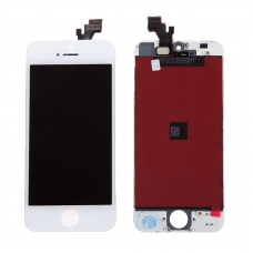 Pantalla completa para iPhone 5G blanca compatible