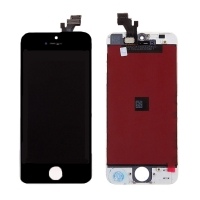 Pantalla completa para iPhone 5G negra compatible