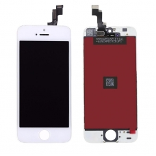 Pantalla completa para iPhone 5S/5SE blanca original reparada