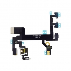 Flex de pulsadores laterales de volumen y encendido,micrófono y flash para iPhone 5SE