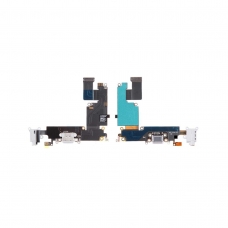 Flex con conector de carga y conector de audio jack blanco para iPhone 6 PLUS original