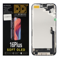 Pantalla completa para iPhone 16 Plus SOFT OLED DIAGNÓSTICO negra(DD)