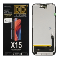 Pantalla completa para iPhone 15 SOFT OLED DIAGNÓSTICO negra(DD)