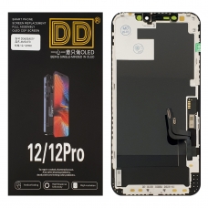 Pantalla completa para iPhone 12/12 Pro negra HARD OLED(DD)
