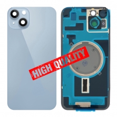 Tapa trasera con soporte tallada en frío integrado para iPhone 14 Plus azul