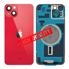 Tapa trasera con soporte tallada en frío integrado para iPhone 14 Plus roja