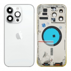 Chasis trasero sin piezas para iPhone 14 Pro Max blanco