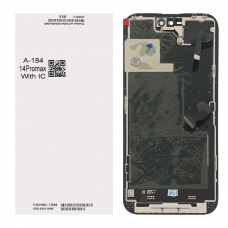 Pantalla completa con ic para iPhone 14 Pro Max negra original(Service Pack)
