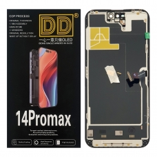 Pantalla completa para iPhone 14 Pro Max negra OLED(DD)