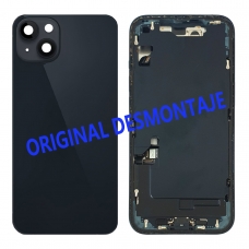 Chasis trasero con piezas y batería para iPhone 14 negro original desmontaje