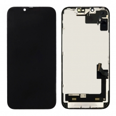 Pantalla completa para iPhone 14 negra original desmontaje
