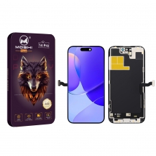 Pantalla completa para iPhone 14 Pro negra OLED DURA(MOSHI PLUS)