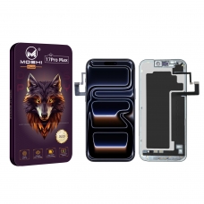 Pantalla completa para iPhone 17 Pro Max negra OLED(MOSHI PLUS)