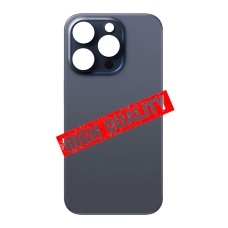 Tapa trasera tallada en frío integrado para iPhone 15 Pro azul