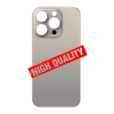 Tapa trasera tallada en frío integrado para iPhone 15 Pro Max titanio natural