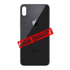 Tapa trasera tallada en frío integrado para iPhone X A1901 negra