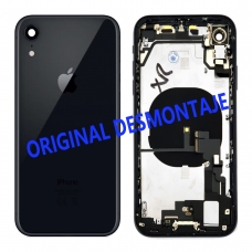 Chasis con piezas para iPhone XR A2105 negro original desmontaje