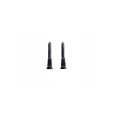 Conjunto de 2 tornillos negro para iPhone X/XR/XS/XS MAX
