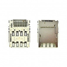 Conector con lector de tarjetas Micro SD y SIM para LG L Bello D331/LG G3 S D722