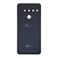Tapa trasera negra para LG G8 ThinQ G820