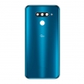 Tapa trasera azul con lente para LG Q60 LM-X525