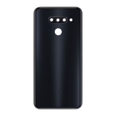 Tapa trasera negra con lente para LG Q60 LM-X525