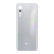 Tapa trasera para LG Velvet LM-G910EMW/Velvet 5G LM-G900N LM-G900EM plata