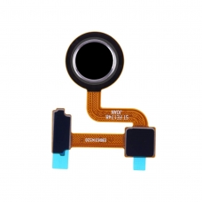 Botón home y lector de huellas negro para LG V30 H930