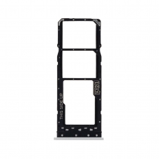 Bandeja SIM para Motorola Moto E22 plata