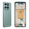 Pantalla completa con marco para Motorola Moto Edge 70 Fusion Pantone Blue Surf/verde claro original