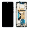 Pantalla completa con marco para Motorola Edge 60 Fusion XT2503-4 azul/verde original