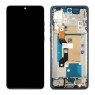 Pantalla completa con marco para Motorola Edge 60 Fusion XT2503-4 gris original