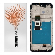 Pantalla completa con marco para Motorola Moto G13/G23 negra original China