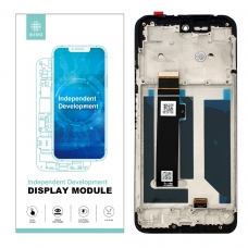 IKREA Pantalla completa con marco para Motorola Moto G34 5G negra