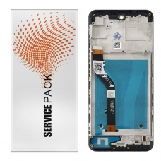 Pantalla completa con marco para Motorola Moto G60 negra original China