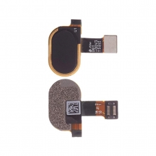 Botón de lector de huellas negro para Motorola Moto E4 XT1764/Moto E4 Plus XT1771