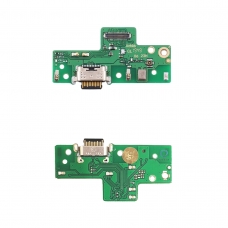 Placa auxiliar con conector de carga USB tipo C y micrófono para Motorola Moto G8 XT2045