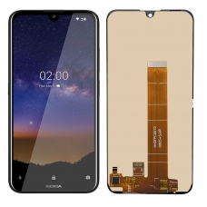 Pantalla completa para Nokia 2.2 negra